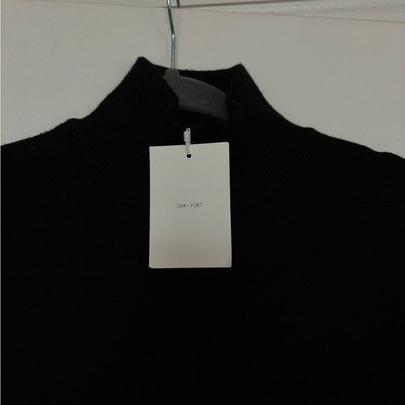 Oak + Fort Black Knit Sweater - Picture 2 of 10